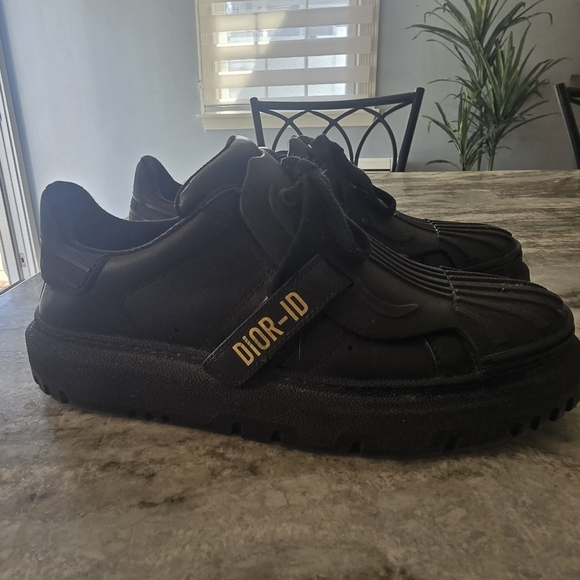 Dior ID Black Sneakers Sz 39 - Picture 5 of 9